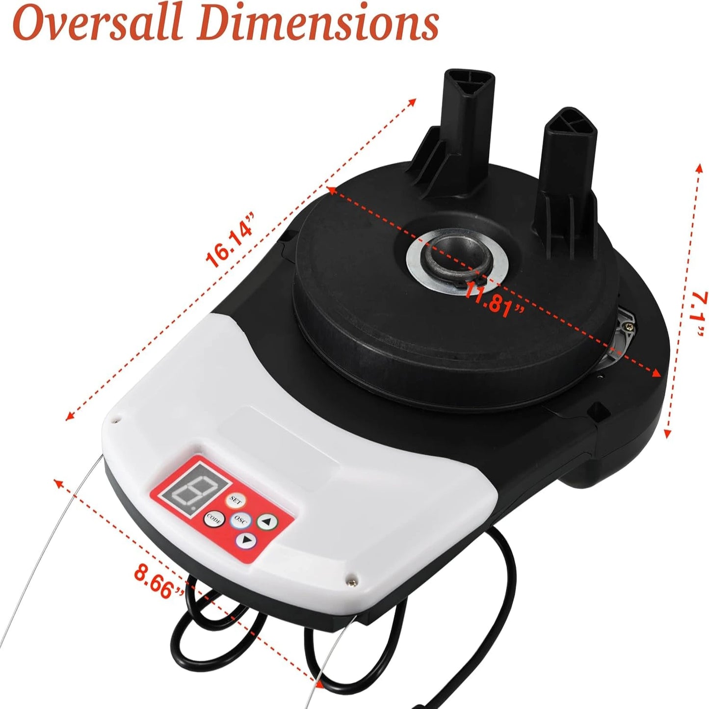 Automatic Roll up Door Opener,Commerial Garage Roller Door Opener with 4 Remote Powerful 1000N Motor 22M² Rolling OZ — product view 8