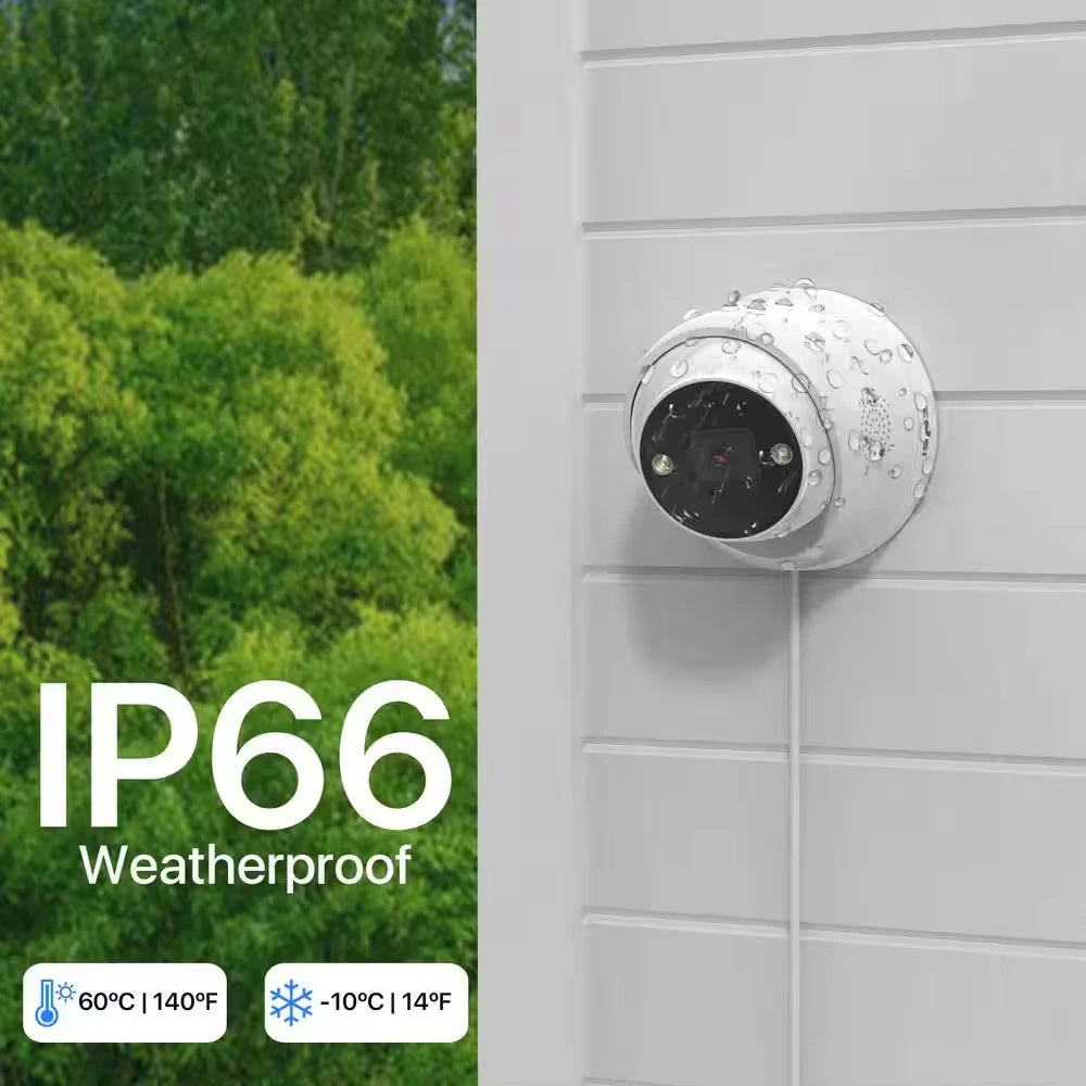 4K UHD 8-Channel 2TB Poe NVR Security Camera System with 8 8MP Wired Spotlight Cameras, Color Night Vision, 2-Way Audio — product view 5