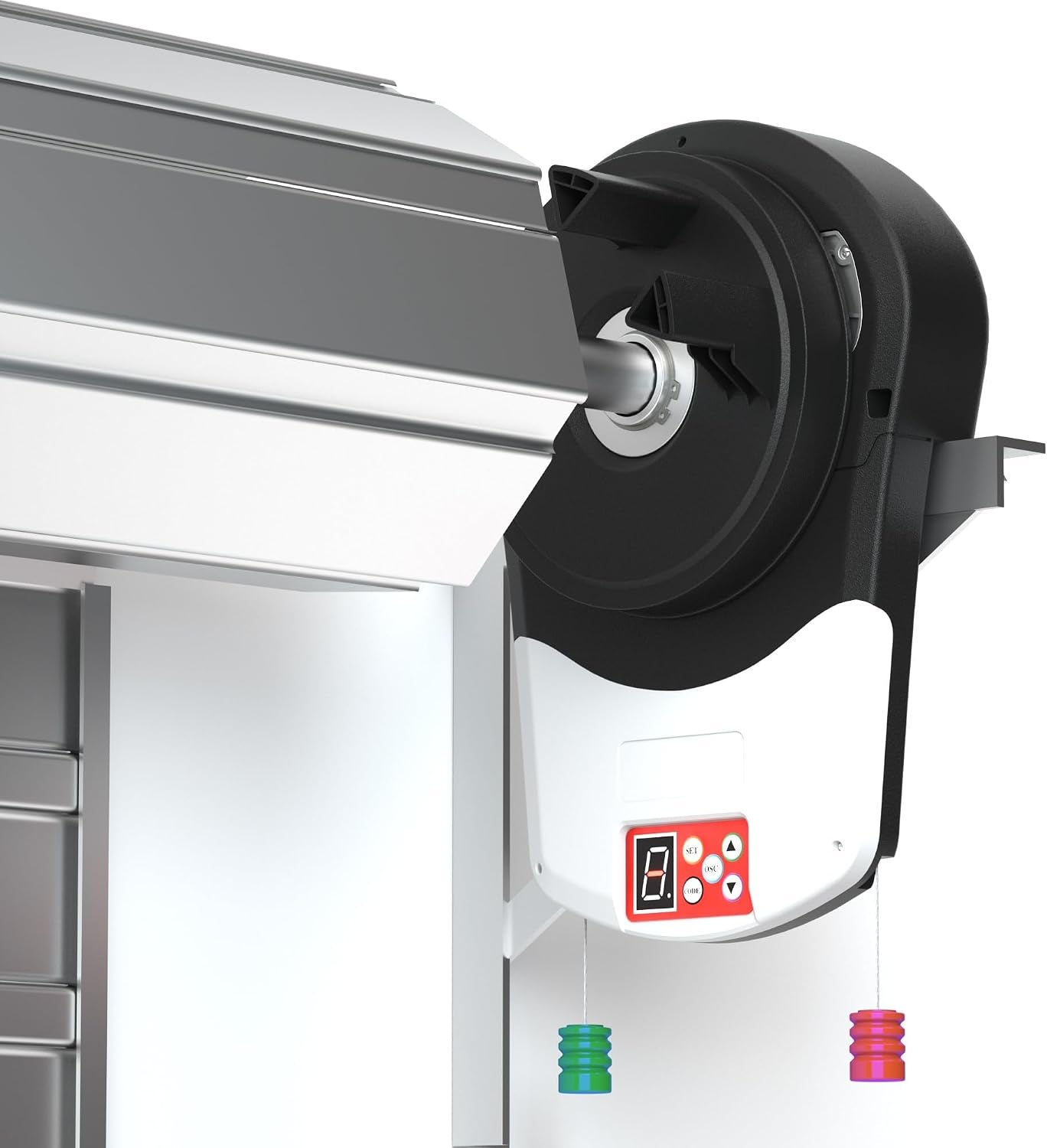 Automatic Roll up Door Opener,Commerial Garage Roller Door Opener with 4 Remote Powerful 1000N Motor 22M² Rolling OZ