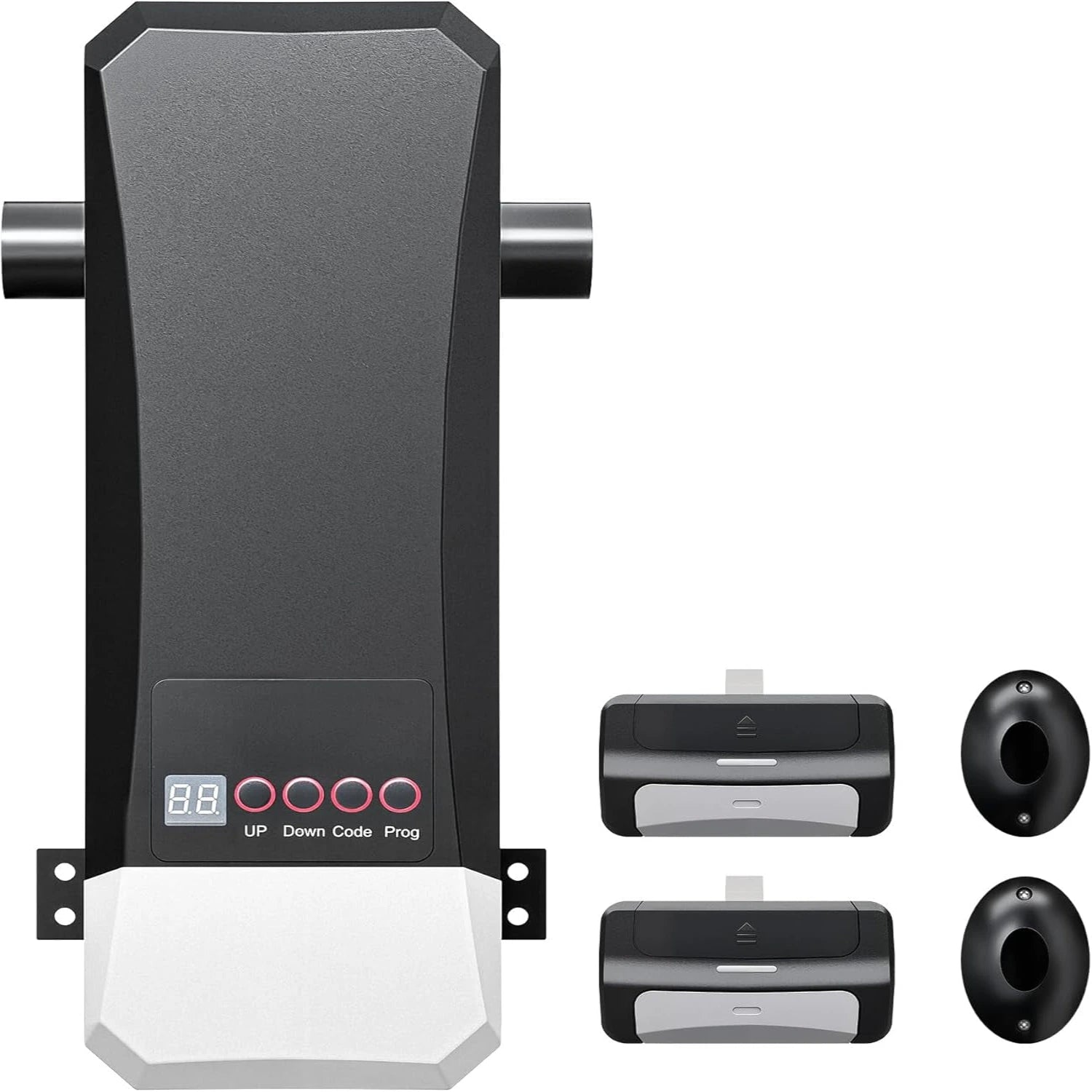 Automatic Garage Door Opener, Wall-Mounted Garage Opener with Manual Backup Infrared Sensors, Heavy-Duty Smart Garage Entry Device Access Unit for Garage Door Opening & Closing — product view 2