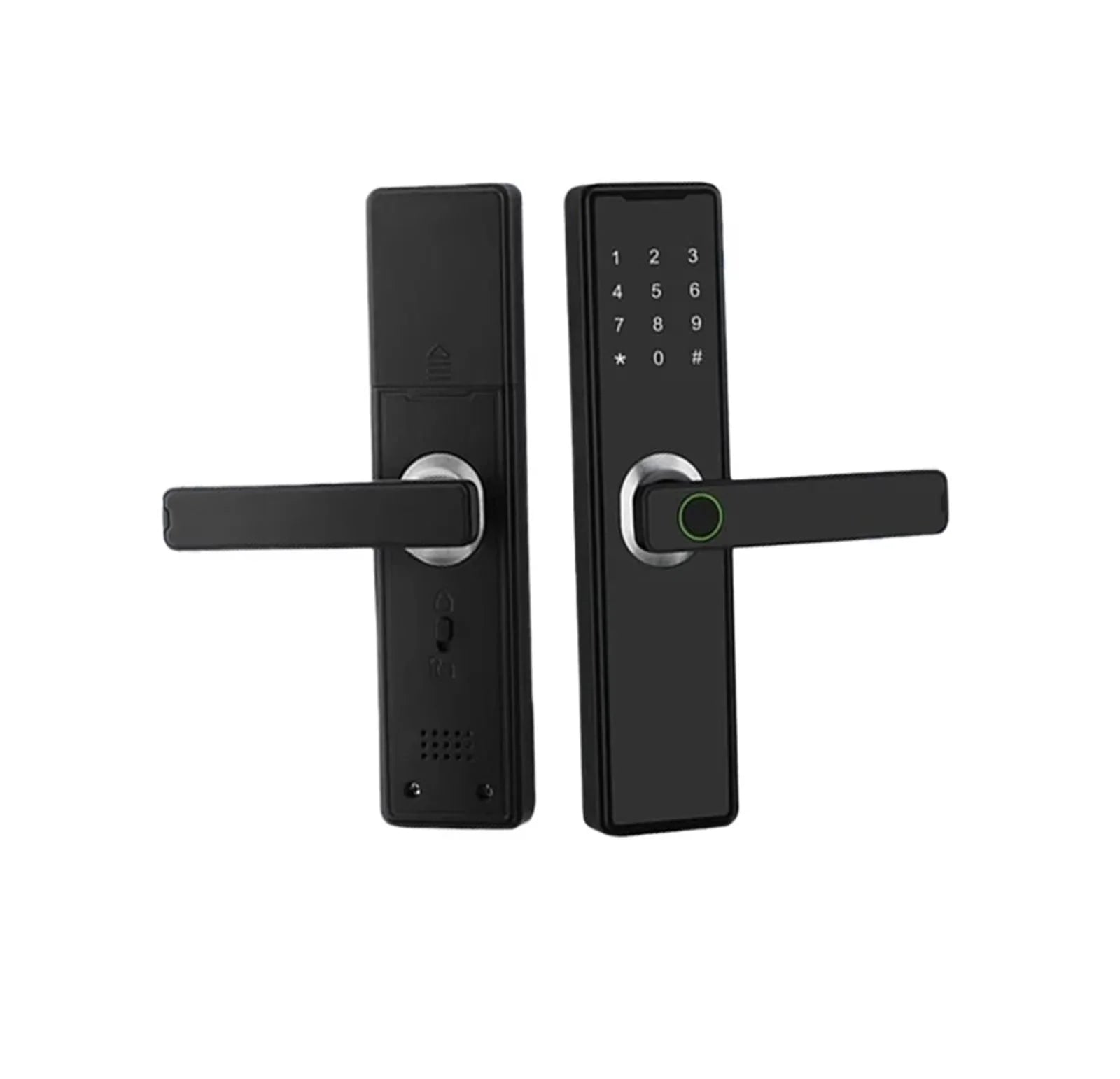 Bluetooth Fingerprint Keypad Touch for Apartment Smart Door Lock Keyless Entry Door Lock for Front Door ,Corrosion-Resistant