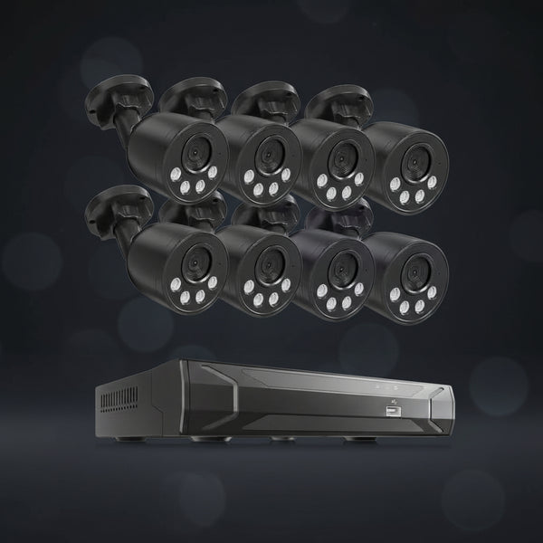 LOOCAM 4K 8-Channel POE NVR Security System with 8 IP Cameras & 2TB