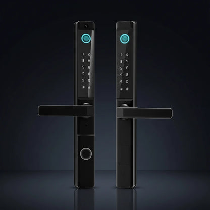 Fingerprint Double Two Side Waterproof Outdoor Smart Door Lock SUS Material for Slim Aluminum Swing Sliding Lock ,Corrosion-Resistant — product view 2