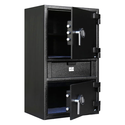 T871 2-Door Depository Drop Safe, Dual Keypad, 6.44 CBF
