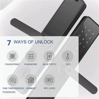 Smart Door Lock Built for Multiple Access Methods, Fingerprint Recognition, NFC Support, IP66 Waterproof — product view 10