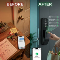 Smart Door Lock Built for Multiple Access Methods, Fingerprint Recognition, NFC Support, IP66 Waterproof — product view 4
