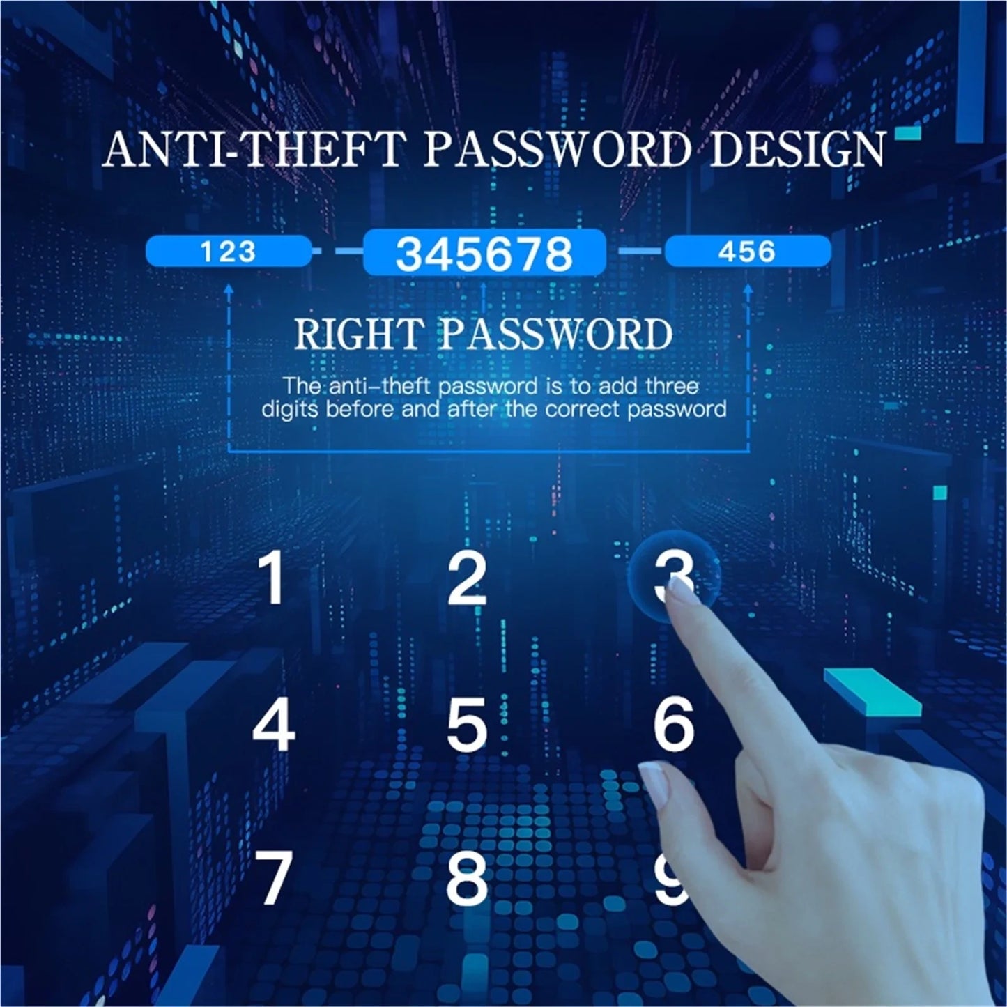 Smart Door Lock Digital Electronic Lock Smart Home Wooden Door Lock Biometric Fingerprint ,Easy to Install — product view 5