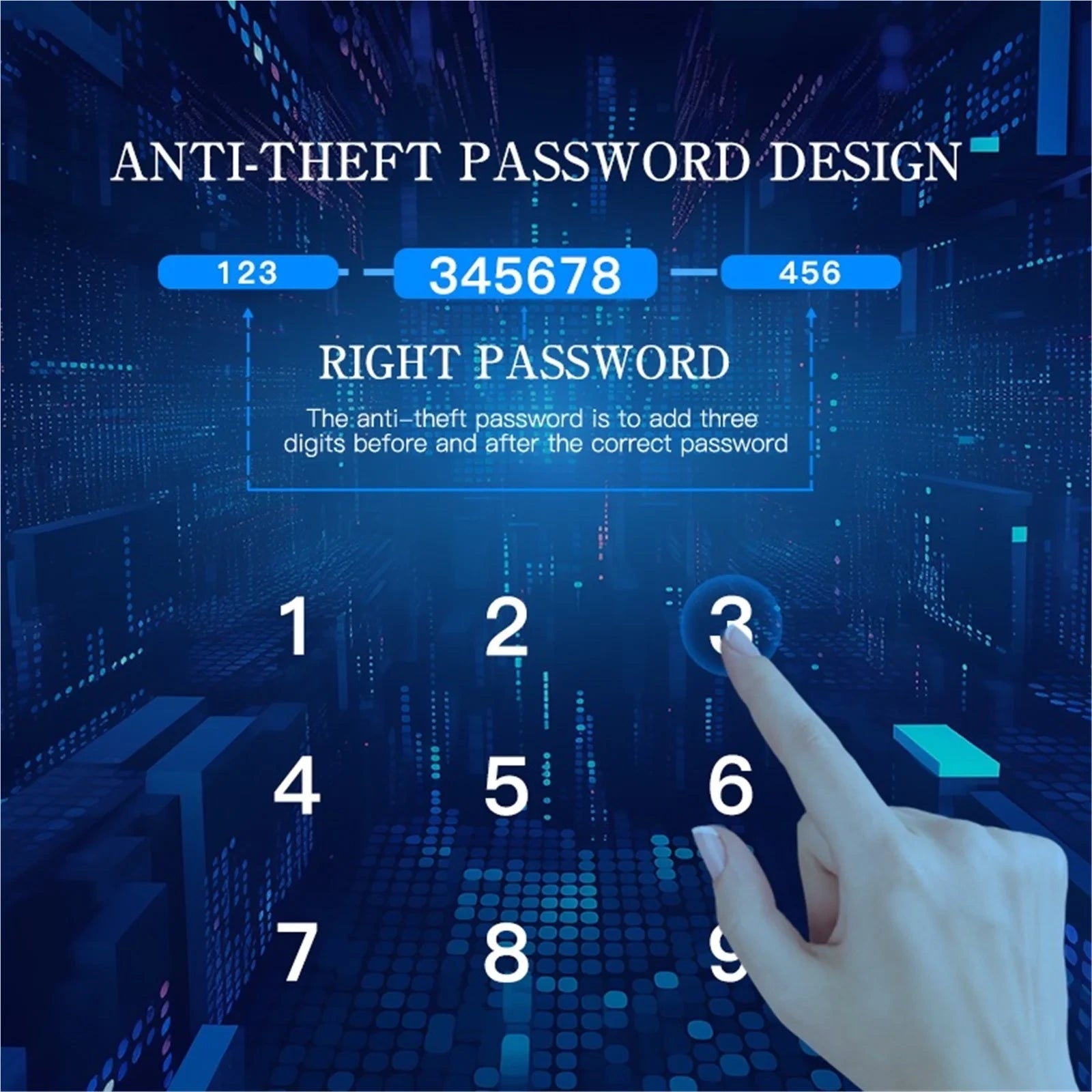 Smart Door Lock Digital Electronic Lock Smart Home Wooden Door Lock Biometric Fingerprint ,Easy to Install — product view 5